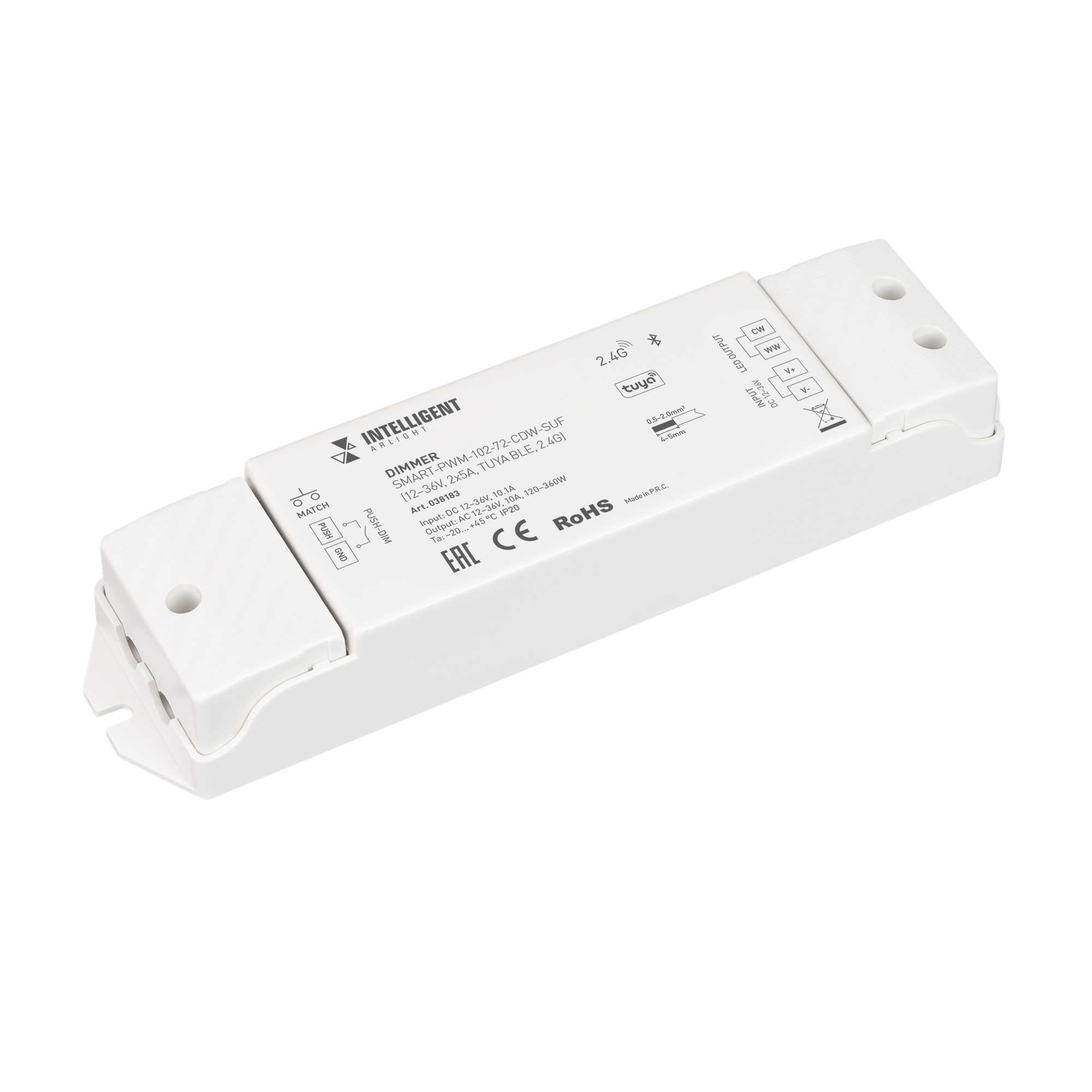 INTELLIGENT ARLIGHT Диммер SMART PWM 102 72 CDW SUF 5 лет INTELLIGENT ARLIGHT Диммер SMART PWM 102 72 CDW SUF 5 лет