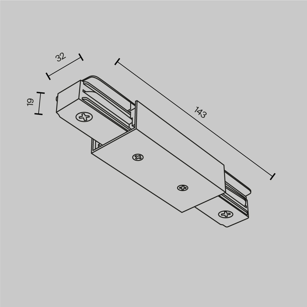 Комплектующие для накладной трековой системы Technical TRA001CB 11